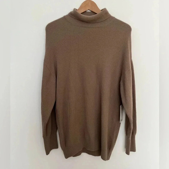 NWT Dex Tan Turtleneck Sweater Soft Cozy Knit, Size Small - Picture 2 of 8